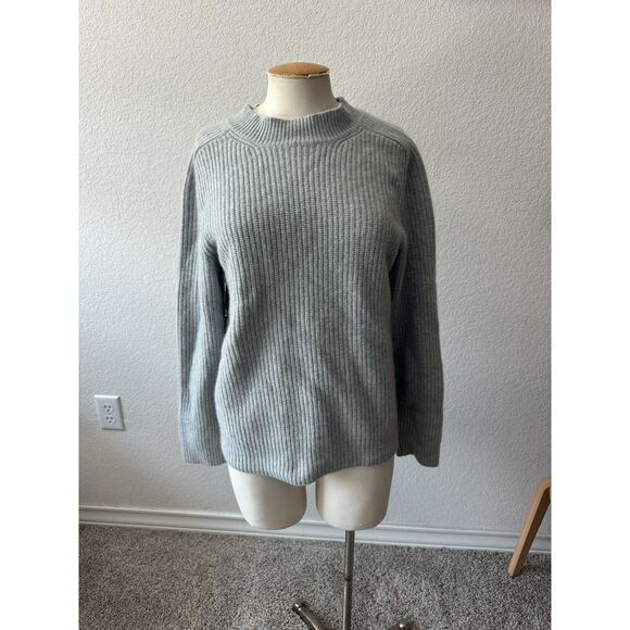 Iris Von Arnim Gray Cashmere Sweater - Picture 1 of 5